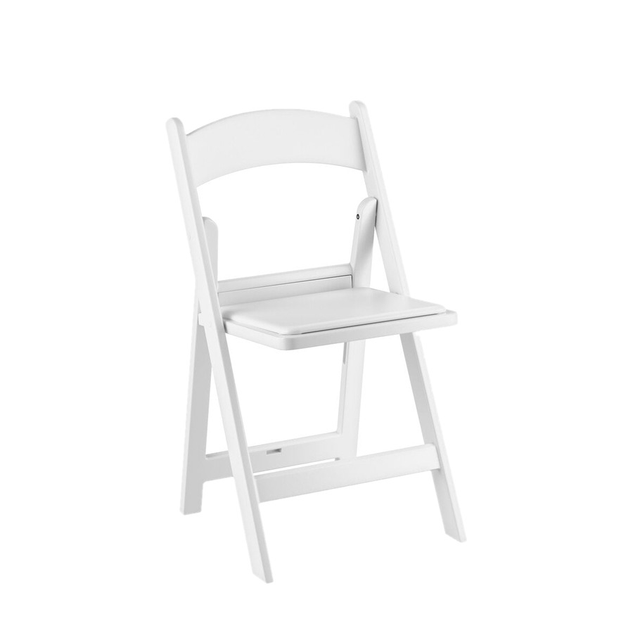 White garden chair